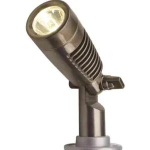 TRÄDGÅRDSB MINUS SPOTLIGHT LED 12V VARMVIT METALLGRÅ