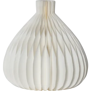 Hängande dekoration honeycomb vit 28cm hög
