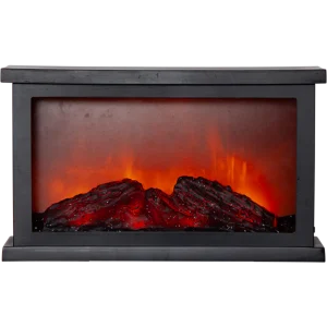 Lykta fireplace 18cm hög batteridriven