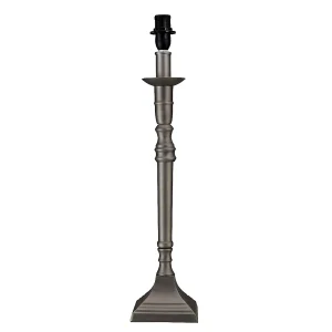 Oriva lampfot antik nickel 51cm E14