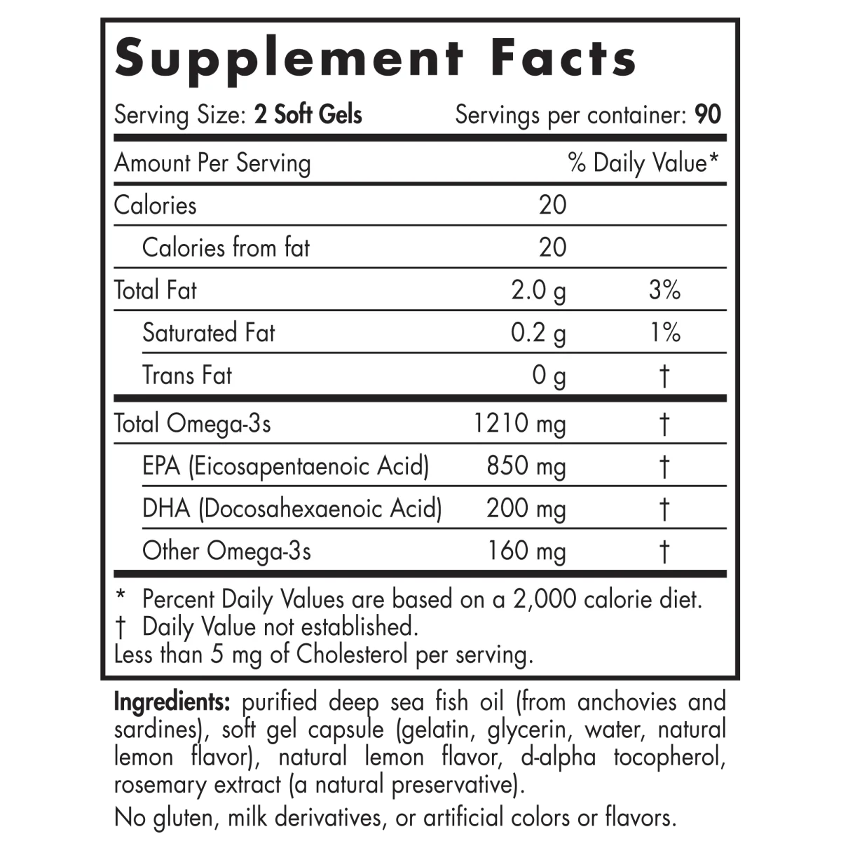 Nordic Naturals ProEPA 180 gels - Bild 3