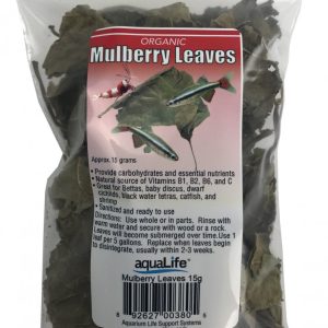 aquaLife Mulberry Leaves Approx. wt. 15 grams