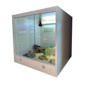 Reptile Box 2x2x2 Thermostat + 2 x Edison Screw and Light Batten