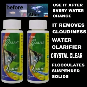 (Water Conditioner) Ultra Clear Flocculant – UCF – 120ml (Aquatic Remedies)