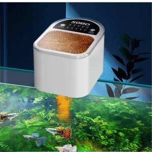 SOBO DA-06 Automatic Fish Feeder, Digital Timer with 5 Intervals, Moisture-Proof Design, Battery Powered