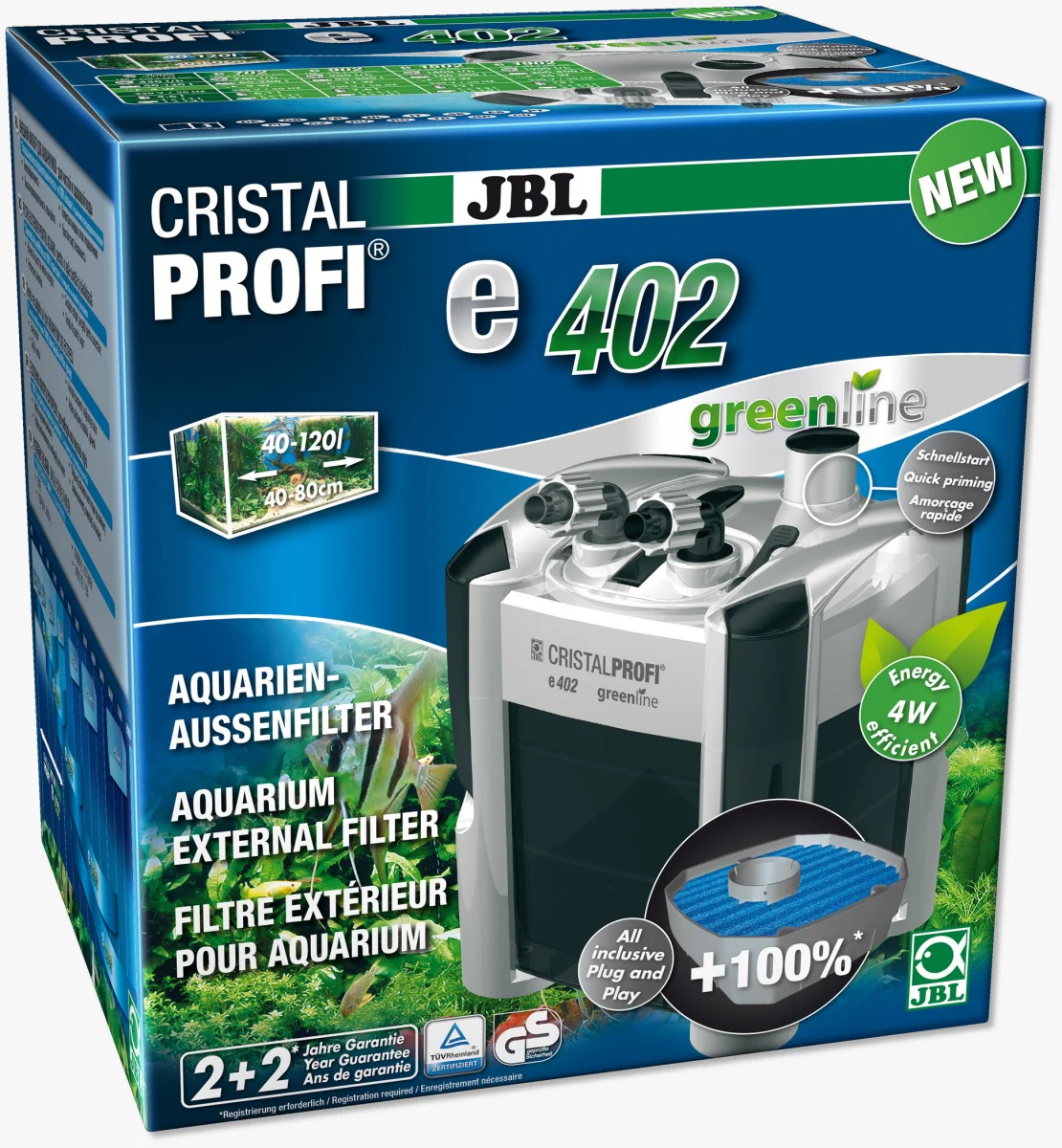 JBL CRISTALPROFI E402 Greenline