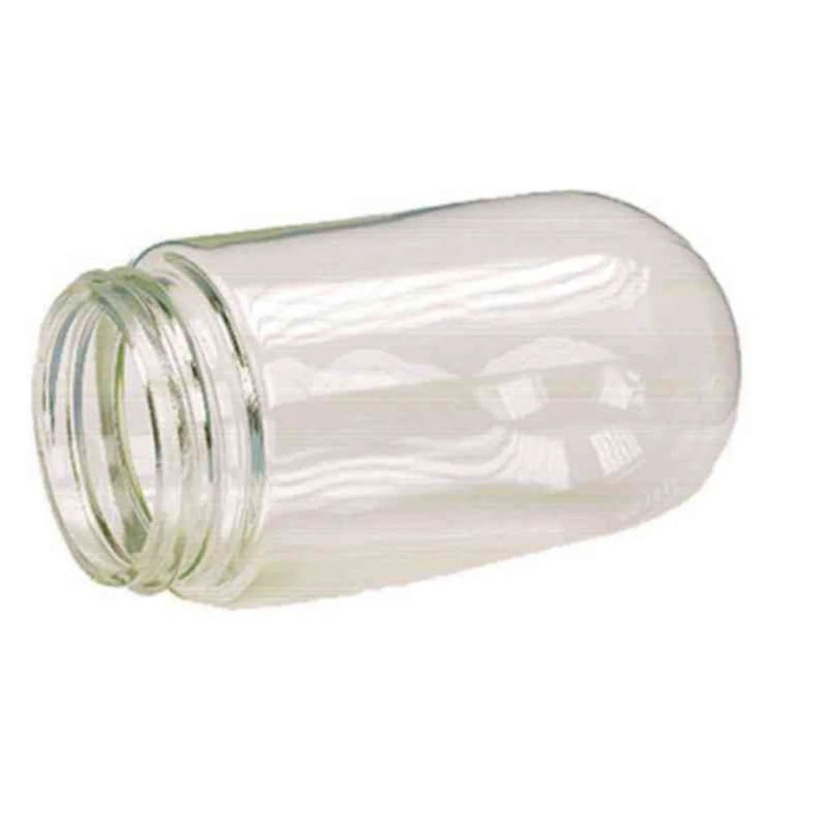 Glasglob oval stallglas klar 180mm gänga 84,5mm - Bild 2