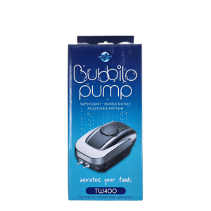 Bubblio Pump TW400 Blue Planet Twin Outlet Aquarium Air Pump