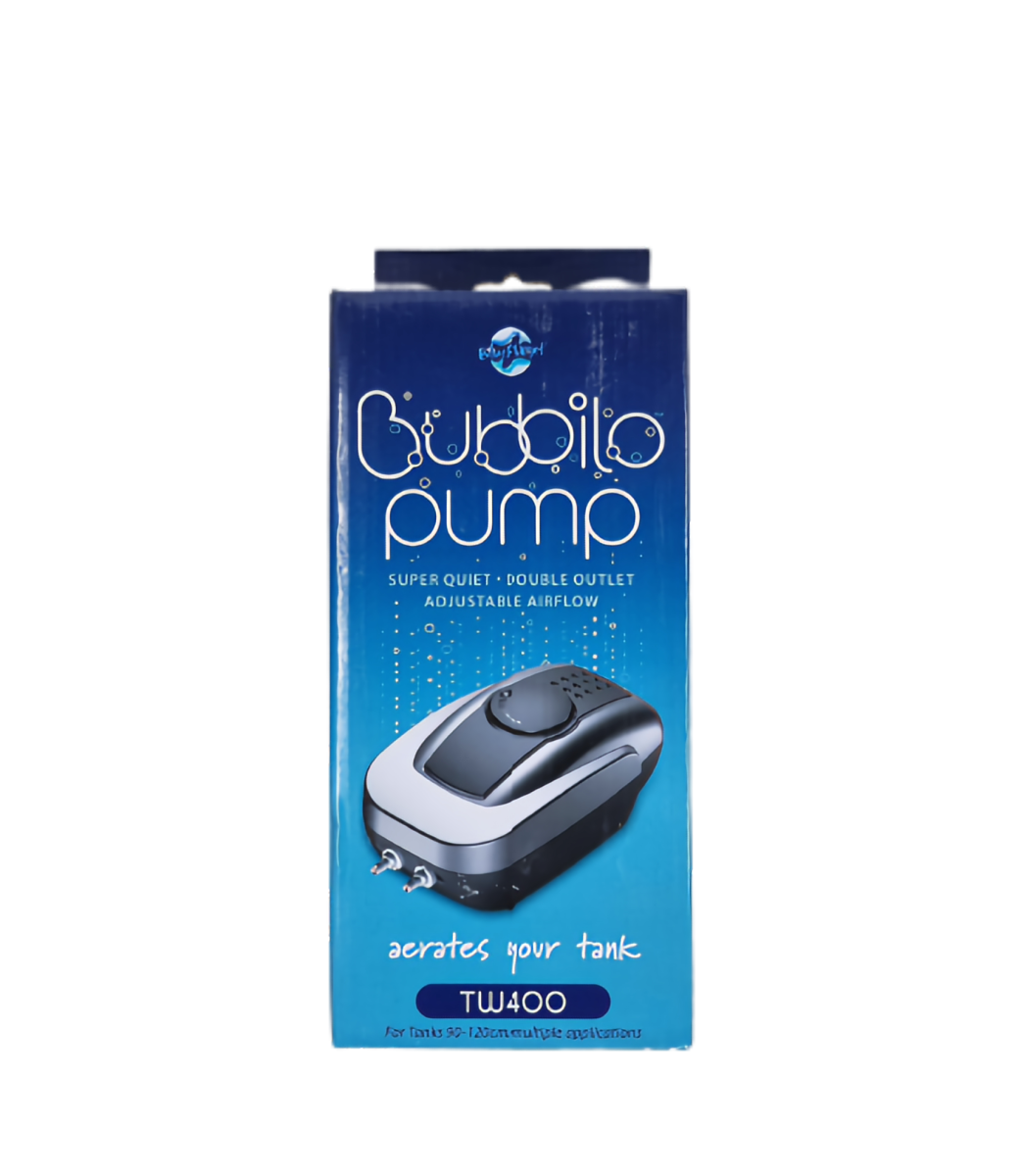 Bubblio Pump TW400 Blue Planet Twin Outlet Aquarium Air Pump - Bild 3